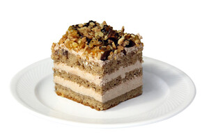 Kostka orzechowa z bakaliami